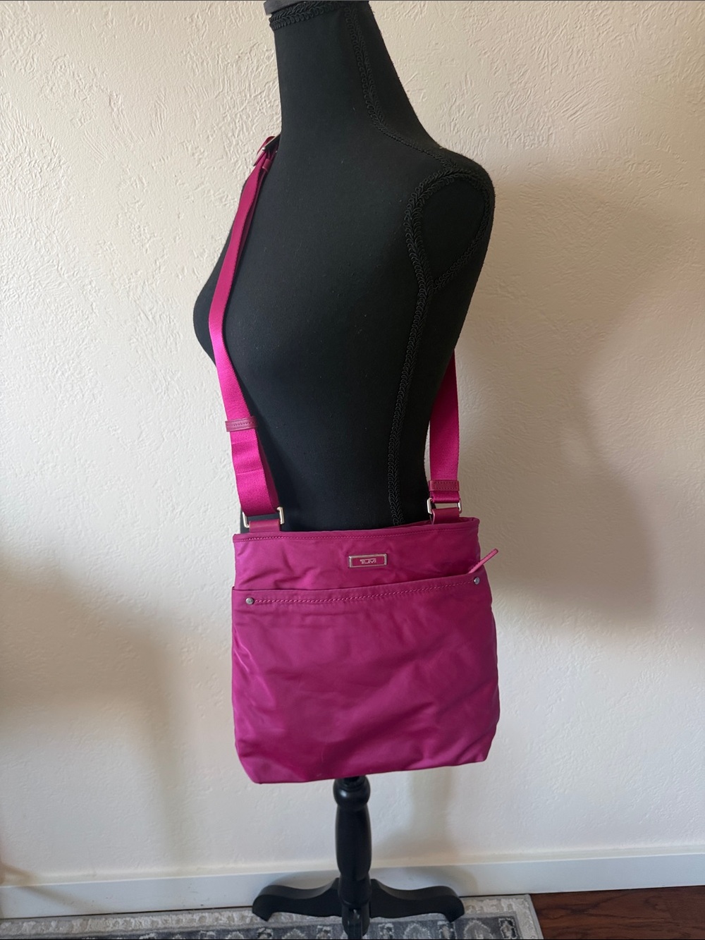 EUC TUMI Magenta Crossbody Shoulder Bag - Women